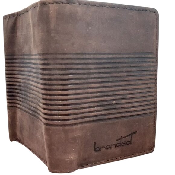 Men's Genuine Leather Wallet Tri-fold with RFID - Picture 3 of 6